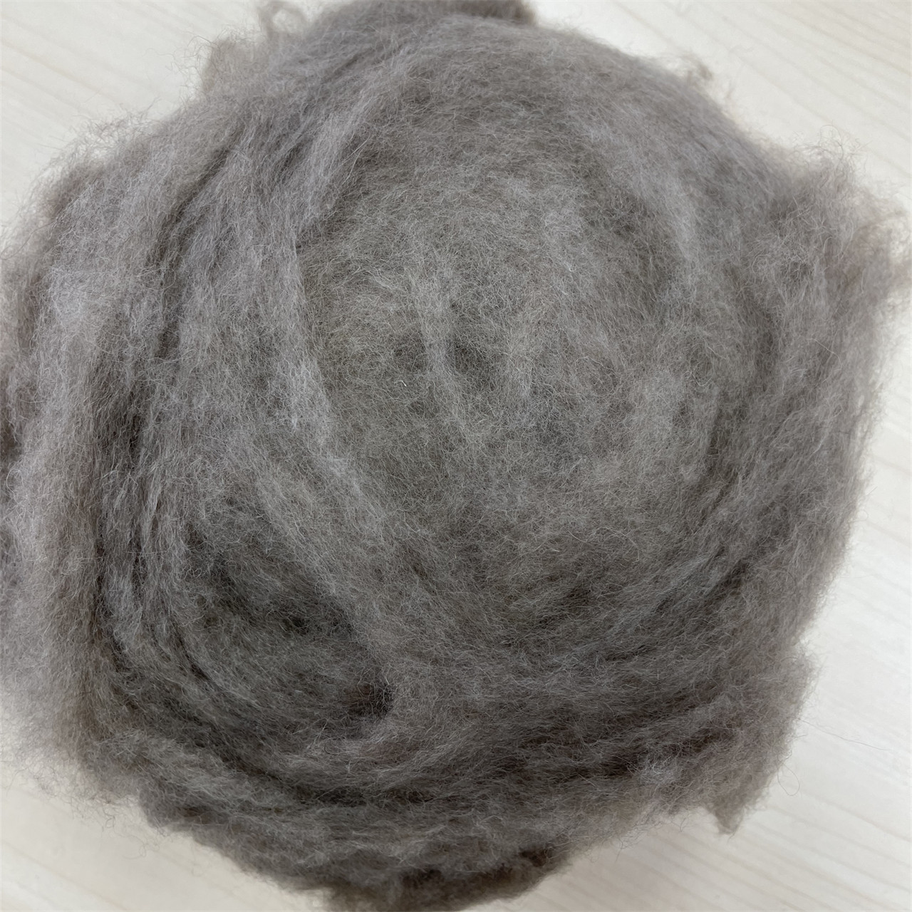 Carded Raccoon Hair Natural Brown