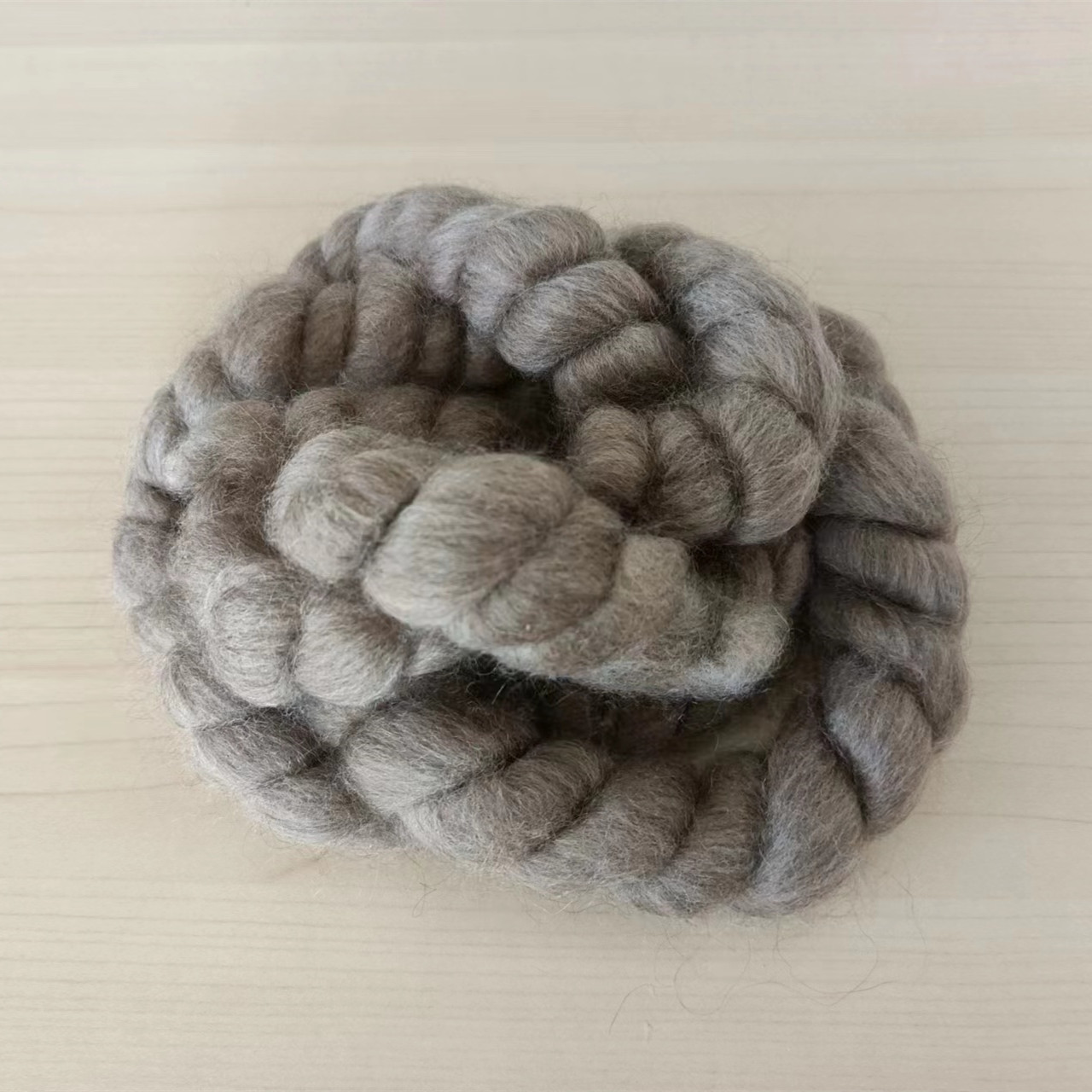 Chinese sheep wool tops brown