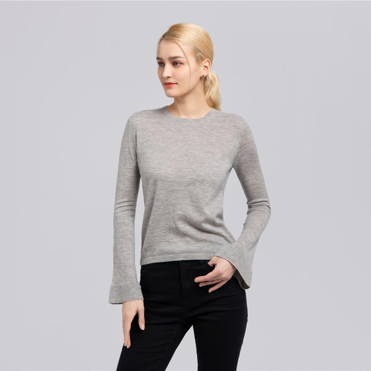 long sleeves cashmere sweater